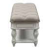 Magnolia Manor Bed Bench in Antique White image