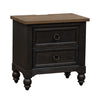 Americana Farmhouse 2 Drawer Nightstand in Black image