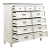 Allyson Park 11 Drawer Chesser in Wirebrushed White image