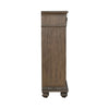 Carlisle Court 5 Drawer Chest in Chestnut with Dusty Wax image