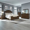 Liberty Furniture Arden Road King Arched Poster in Satin Cherry