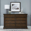 Liberty Furniture Arden Road 8 Drawer Dresser in Satin Cherry image