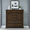 Arden Road 2 Door 10 Drawer Chest in Satin Cherry image