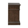 Arden Road Nightstand with Charging Station in Satin Cherry