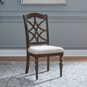 Liberty Furniture Arden Road Splat Back Side Chair (RTA) (Set of 2) in Satin Cherry image