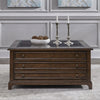 Arden Road Square Collector Cocktail Table in Satin Cherry image