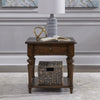 Liberty Furniture Arden Road Drawer End Table in Satin Cherry image