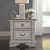 Abbey Park King California Sleigh Bed, Dresser & Mirror, Night Stand