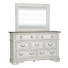 Abbey Park King Panel Bed, Dresser & Mirror, Chest, Night Stand