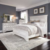 Abbey Park Queen Panel Bed, Dresser & Mirror, Chest image