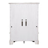 Abbey Park Mirrored Door Chest in Antique White