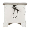 Abbey Park Drawer Nightstand in Antique White