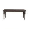 Paradise Valley Rectangular Leg Table in Saddle Brown image