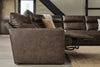 ModZ Power Reclining Sectional with Audio Console