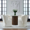 Accent Dining Accent Dining Chair w/ Casters - Ivory image