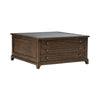 Arden Road Square Collector Cocktail Table in Satin Cherry image