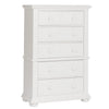 Summer House 5 Drawer Chest in Oyster White image