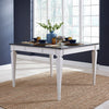 Allyson Park Pedestal Counter Height Leg Table in Wirebrushed White image