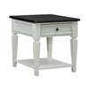Allyson Park Drawer End Table in Wirebrushed White image
