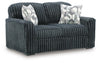 Midnight-Madness Sectional with Chaise - Gunmetal