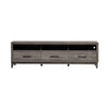 Mercury 76 Inch TV Console in Driftwood Gray