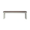 Brook Bay Uph Dining Bench in Textured White image
