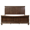 Rustic Traditions King Sleigh Bed, Dresser & Mirror, Chest