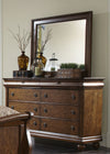 Liberty Furniture Rustic Traditions Landscape Mirror in Rustic Cherry image