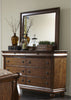 Liberty Furniture Rustic Traditions Landscape Mirror in Rustic Cherry image