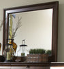 Liberty Furniture Rustic Traditions Landscape Mirror in Rustic Cherry