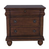 Rustic Traditions 3 Drawer Nightstand in Rustic Cherry image