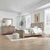 Rustic Traditions King California Sleigh Bed, Dresser & Mirror image