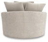 Cuddle Plush Oversized Swivel Accent Chair