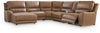 DeepWakes Power Reclining Sectional with Chaise