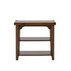 Aspen Skies Chair Side Table in Russet Brown image