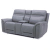 Cooper Loveseat w/Console P3 & ZG in Blue Gray image