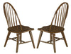 Liberty Furniture Hearthstone Windsor Back Side Chair in Rustic Oak (Set of 2) image