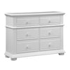 Summer House 6 Drawer Dresser in Oyster White