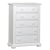 Summer House 5 Drawer Chest in White