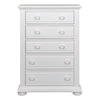 Summer House 5 Drawer Chest in White