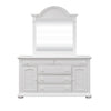 Summer House Mirror in Oyster White