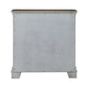 Magnolia Manor Accent Cabinet in Antique White & Weathered Bark EST SHIP TIME APPX 4 WEEKS image
