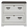 Allyson Park Bunching Lateral File Cabinet in Wirebrushed White image