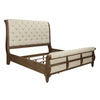 Americana Farmhouse King Sleigh Bed, Dresser & Mirror, N/S