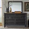 Liberty Furniture Americana Farmhouse Landscape Mirror in Black