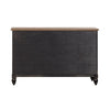 Americana Farmhouse 9 Drawer Dresser in Black