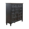 Americana Farmhouse 12 Drawer Chesser in Black image