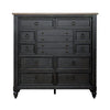 Americana Farmhouse 12 Drawer Chesser in Black image