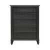 Americana Farmhouse 5 Drawer Chest in Black