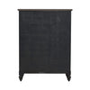 Americana Farmhouse 5 Drawer Chest in Black